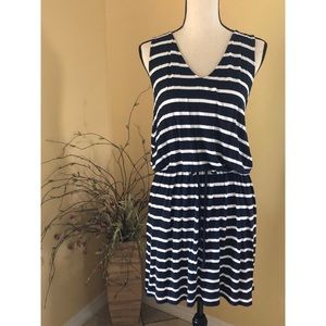 Gap Navy Striped Dress EUC Medium